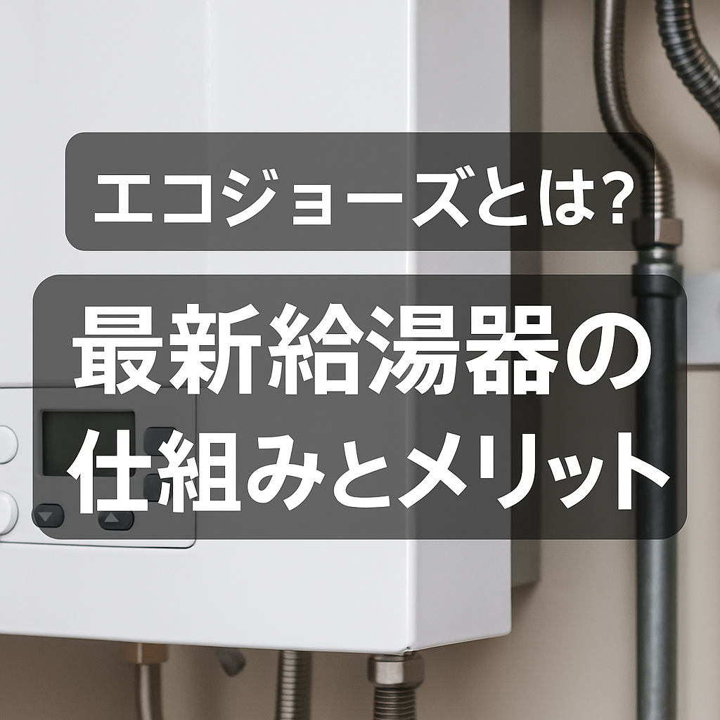 エコジョーズとは？最新給湯器の仕組みとメリット